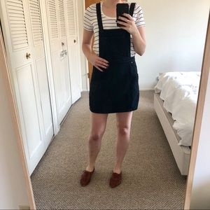 ASOS Glamorous Black Denim Overall Skirt - S